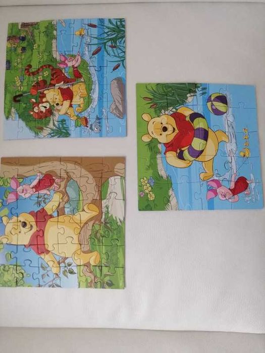 Puzzle zestaw 3 w 1 KUBUŚ PUCHATEK od TREFL