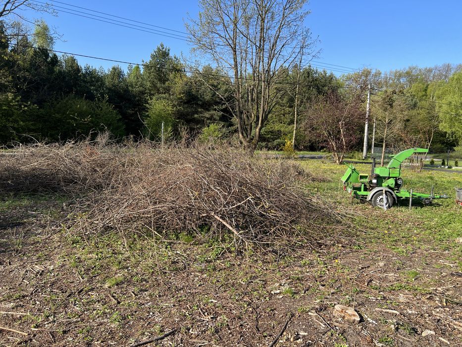 Rębak spalinowy do gałezi