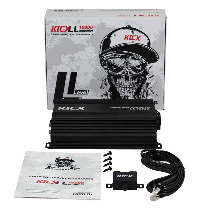 Wzmacniacz Kicx LL 1000D 1000W RMS 1ohm Bas Audio Śląskie