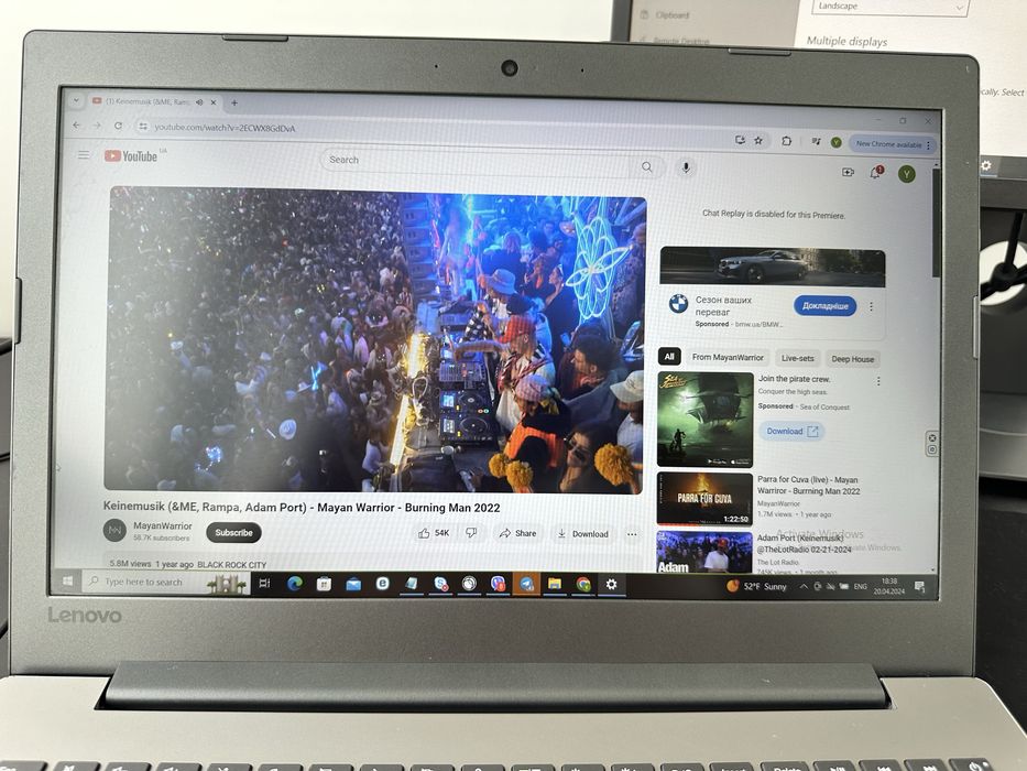 Lenovo IdeaPad 520-15IKB/i7-7500U/RAM16GB/HDD 1TB+SSD 256GB/GT940MX4GB