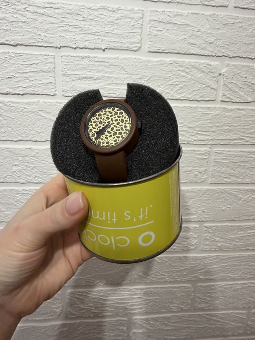 O’clock годиннник з леопардовим циферблатом S