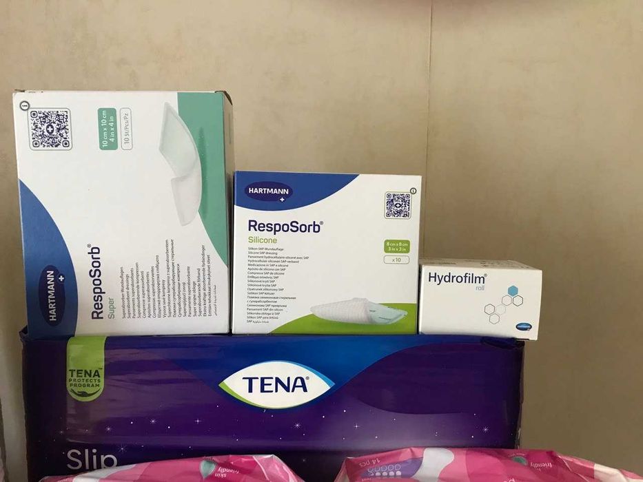 Підгузки TENA Slip Super / Maxi М + засоби догляду від Hartmann (Німеччина)