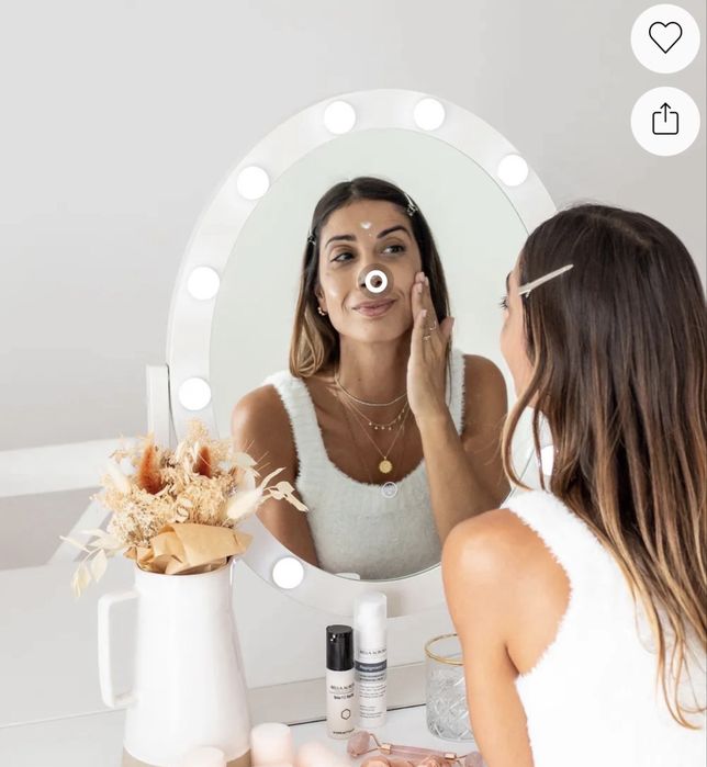 Espelho Toucador LED Branco