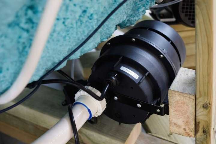 Porządna POMPA POWIETRZA do aeromasażu DXD-6P 0,75kW | Pompa do aeromasaz 750 kWdo balii ogrodowej jacuzzi wanny SPA bani