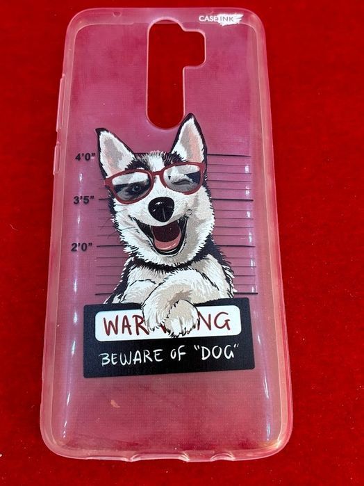 etui ochronne do 6,5" xiaomi redmi note 8 pro beware the husky dog