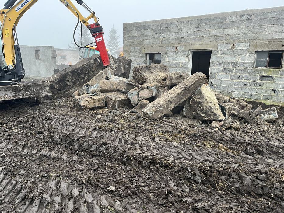 Wyburzenia, rozbiurki, wywóz gruzu