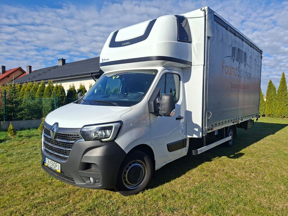 Renault Master L3 RWD  Renault Master 2.3 dCi 165 KM • 12 EP • Firanka • Podnoszony Dach •