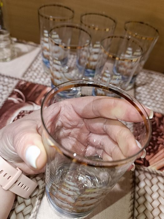 Стакани вінтаж Склянки  Ціна за набір 6шт.!!!