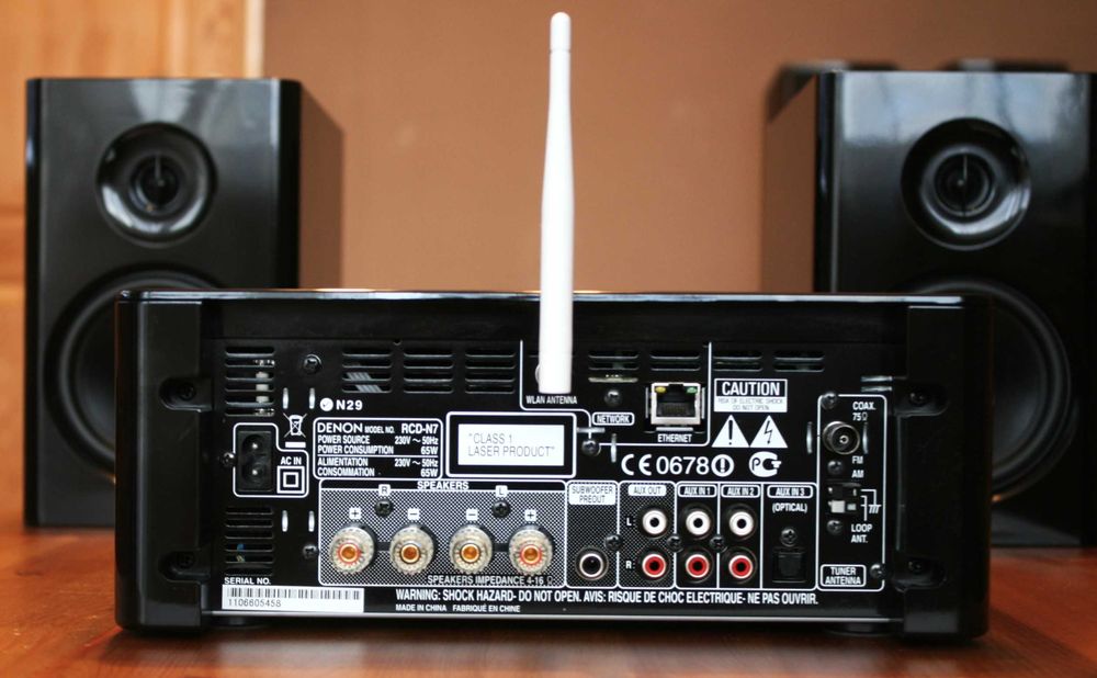 Wieża Denon CEOL amplituner compact disc USB wejście optyczne do TV