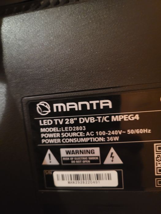 Telewizor Manta 28 cali