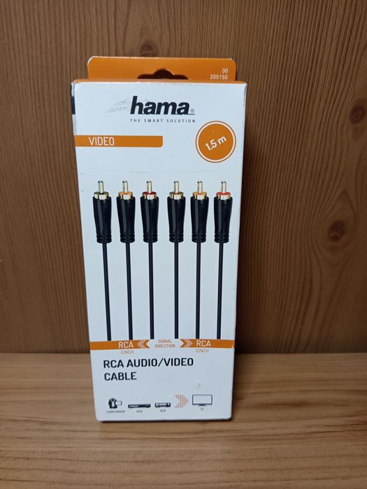 Kabel audio/wideo Hama RCA