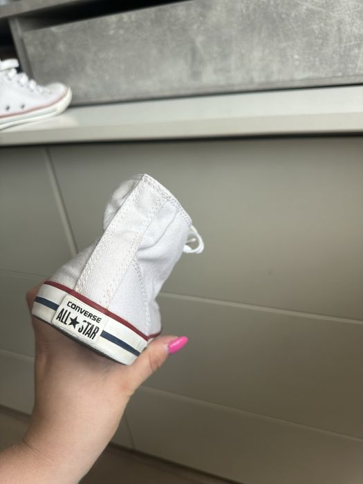 Damskie białe Converse 38
