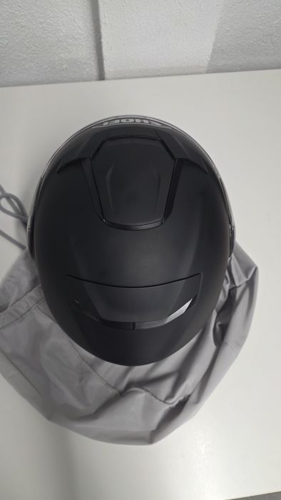 Capacete modular Shoei Neotec II + intercomunicador Sena SLR2 com viseira suplente espelhada