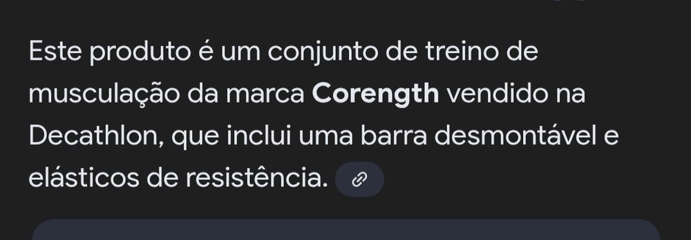 Conjunto treino musculação