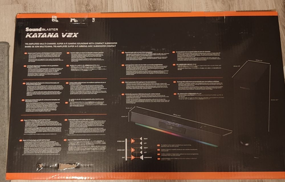 Soundbar CREATIVE Sound Blaster Katana V2X