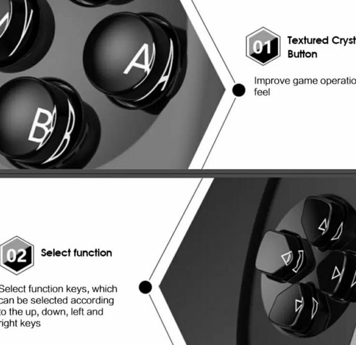 Consola videojogos portátil X12 ecrã grande 5.1" com câmera e bateria64170836815107122