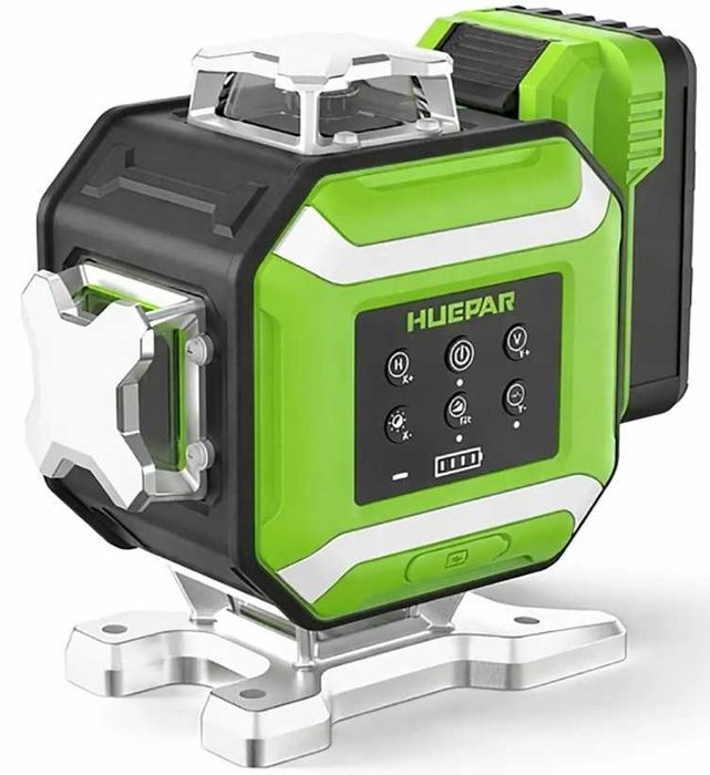 Лазерний рівень Huepar DP04CG-BT 4D (сервоприводи)