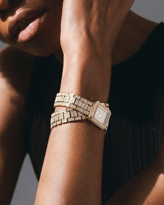 JBW. Arc Double - 18k Gold Crystals