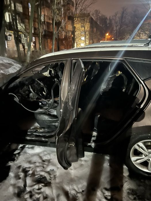 Авто після пожежі хюндай іх35 hyundаi