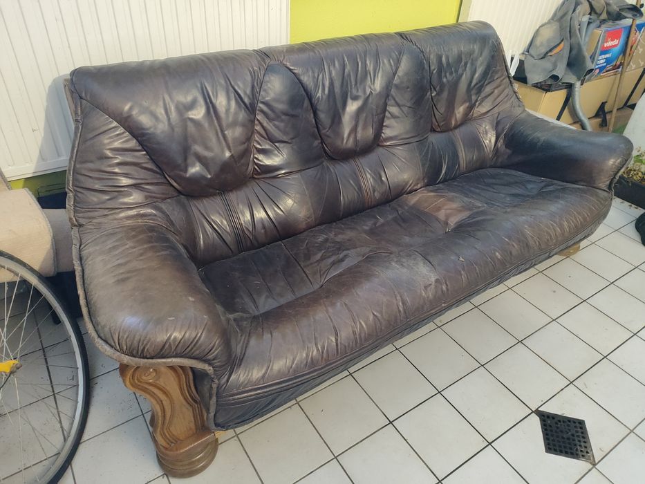 Wypoczynek skórzany 1+2+3