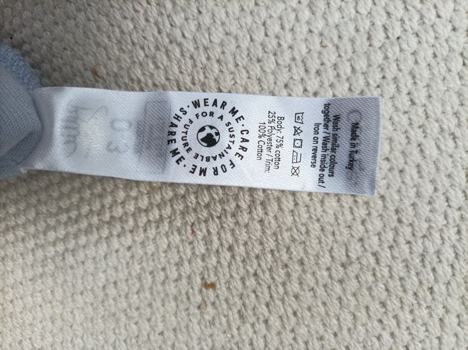 Welurowy pajacyk nowy 56-62