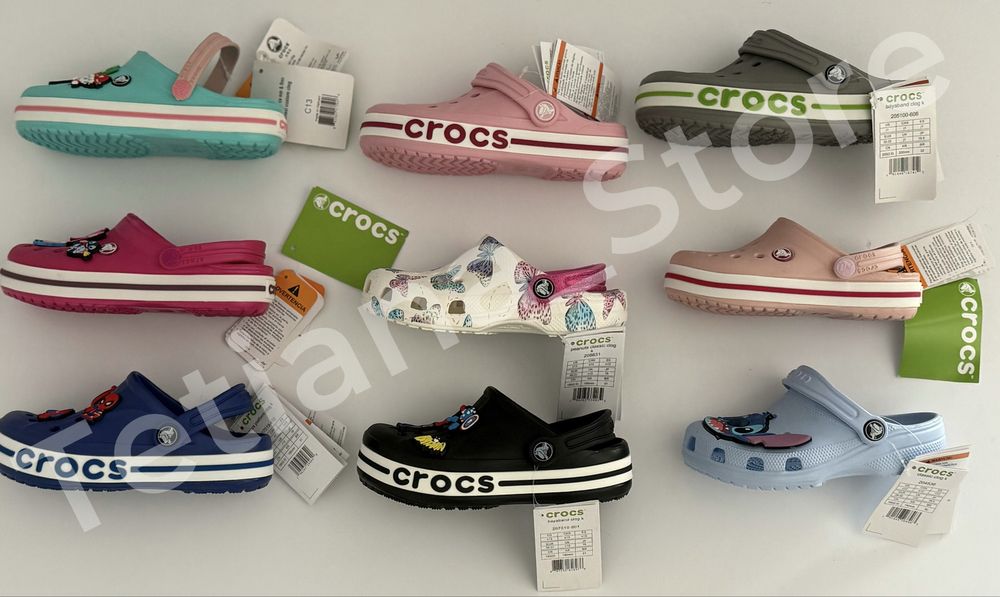 Крокси Crocs Bayaband Clog C8 C9 C10 C11 C12 J1 J2 J3 дитячі