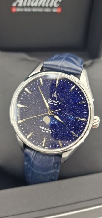 Atlantic Worldmaster Nightsky Moonphase Automatic - fazy księżyca