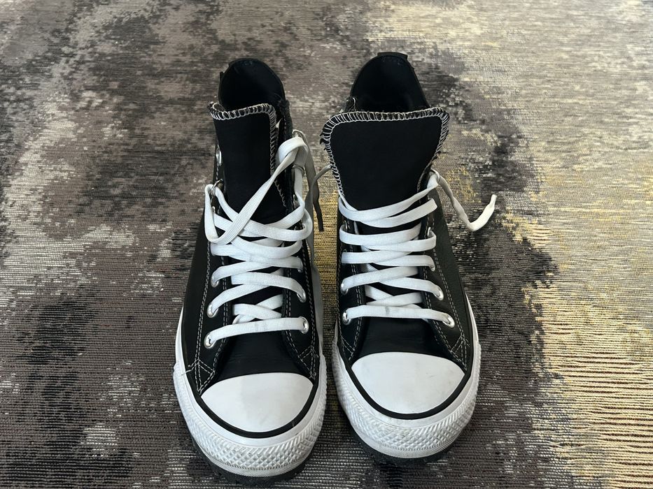 Кеды converce кожа зима