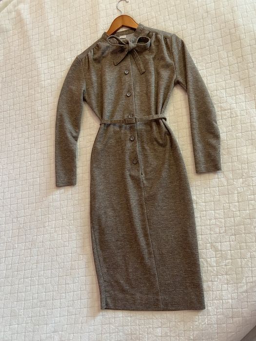 Сукня плаття міді осінь s с