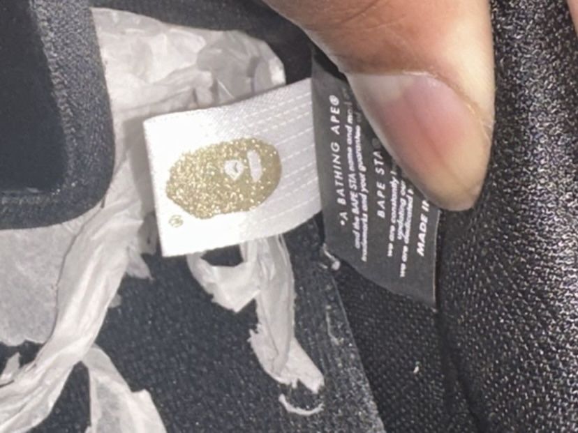 A Bathing Ape Bape Sta Low Shark Black