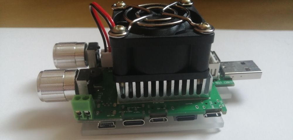 Электронная usb нагрузка 35w.