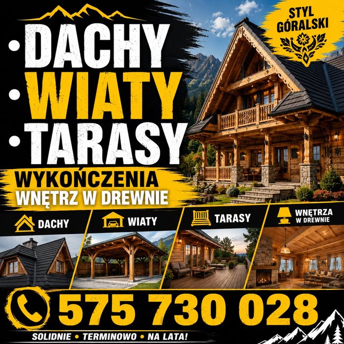 Dachy Wiaty Tarasy