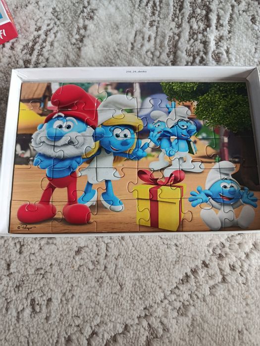 Puzzle i gra memory dla dzieci 2 szt