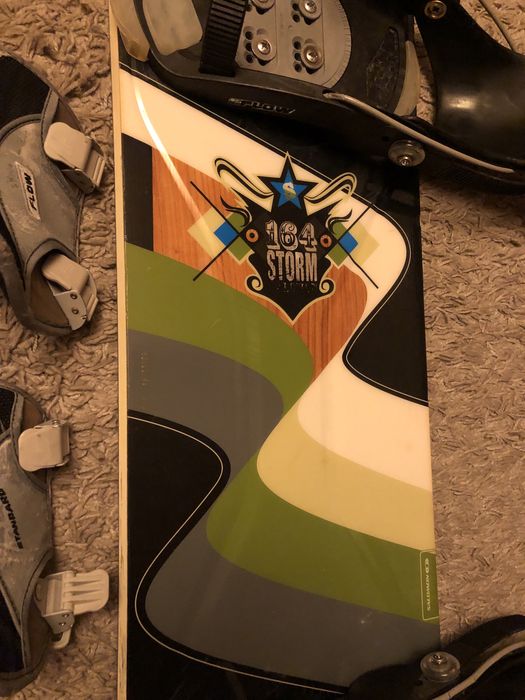 Snowboard Salomon Storm 164 + wiązania Flow Standard