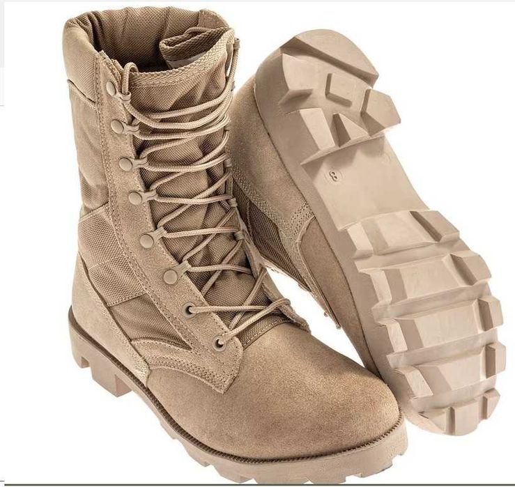 Берці весна-літо JUNGLE US KHAKI SPEED LACE Cordura Desert Mil-Tec