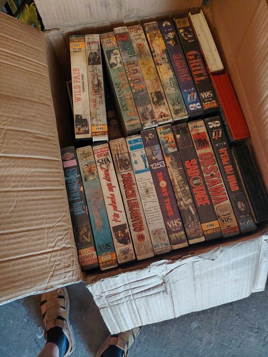 Kasety Vhs po wypożyczalni