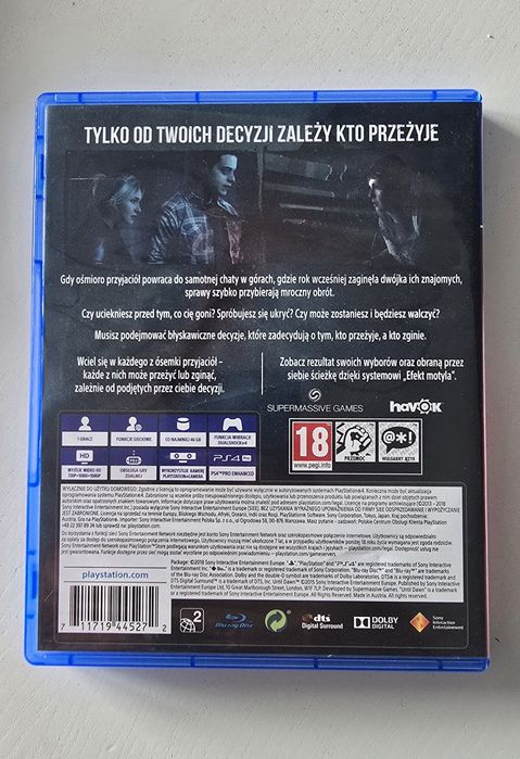 Until Dawn PS4 PL