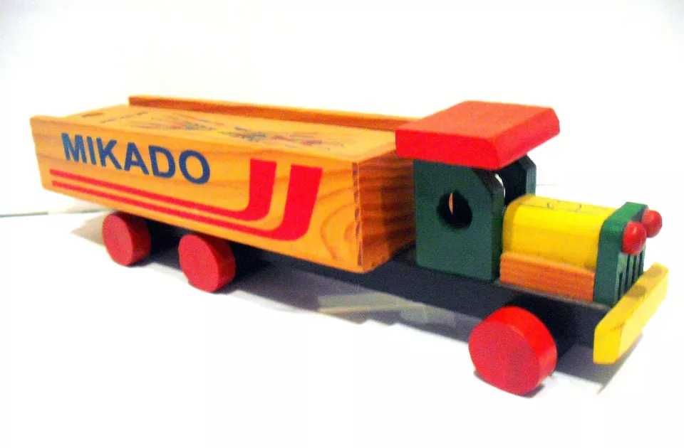 Mikado Game Skill Game  Wooden truck