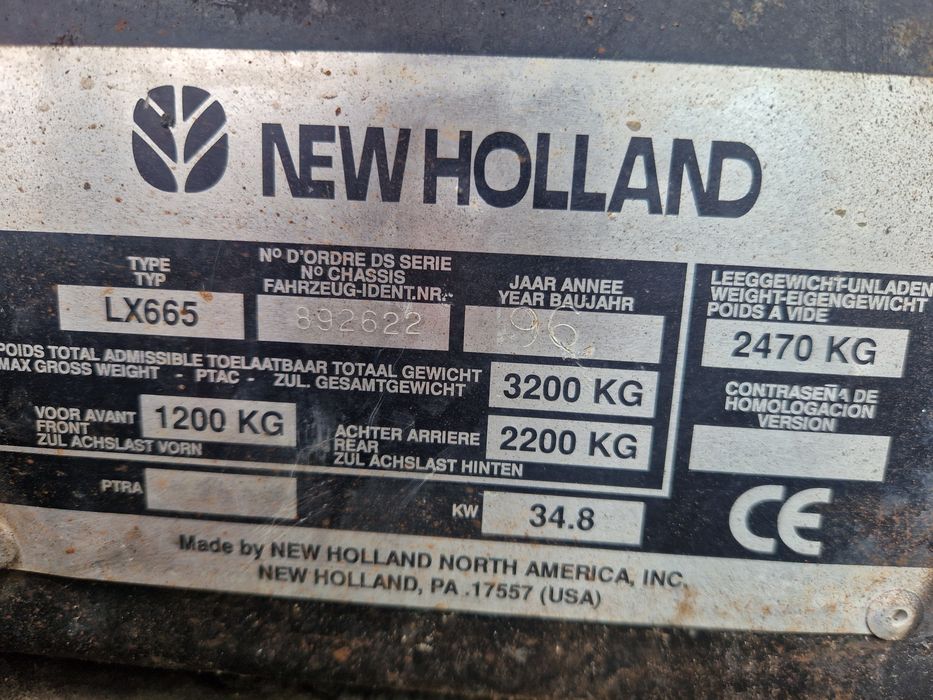 Ładowarka New Holland LX665  LX 456 Bobcat