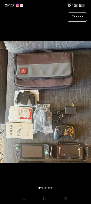 Nintendo Switch Edição Limitada Monster Hunter  + Comando