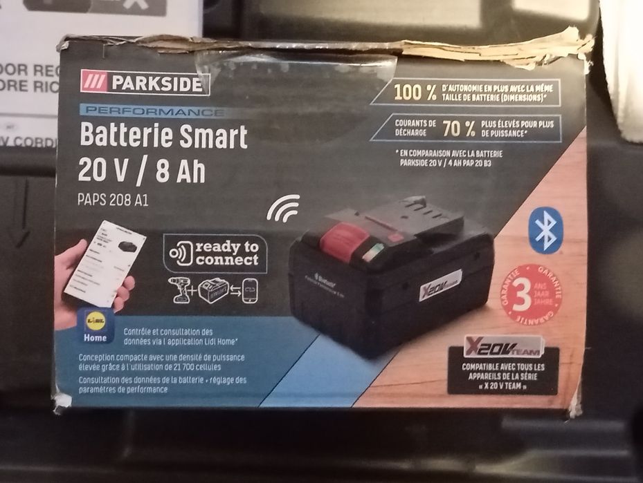 Martelo perfurador 5,8 Joules Parkside Performance 20V