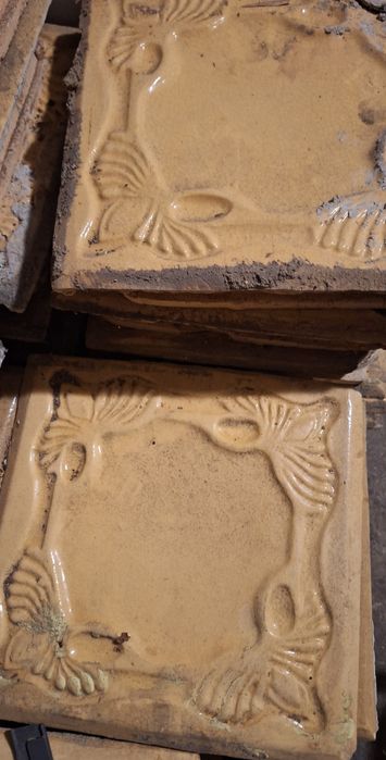 Kafle piecowe z rozbiórki