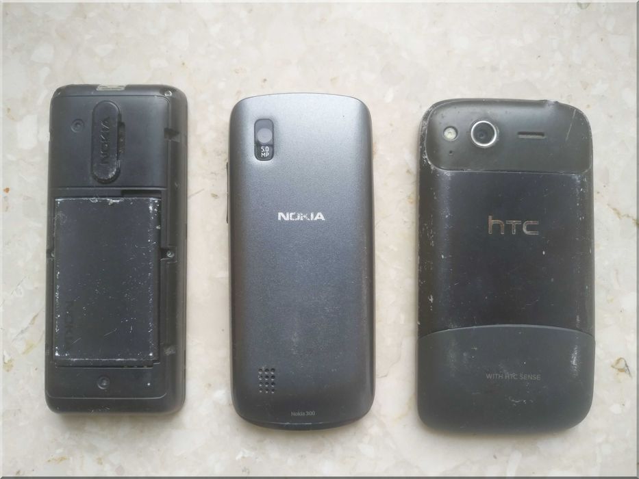 Nokia 106 Nokia 300 HTC Disare 510e S w ładnym stanie.