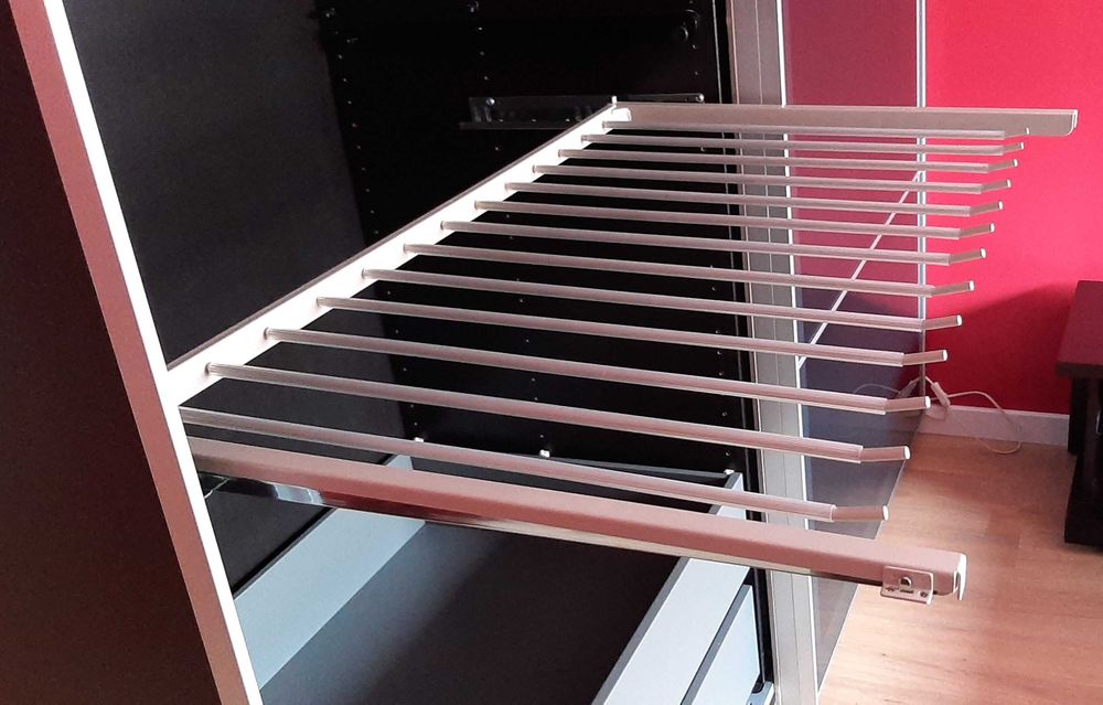 Calceiro Extraível AÇO Beige Roupeiro PAX 100x58cm