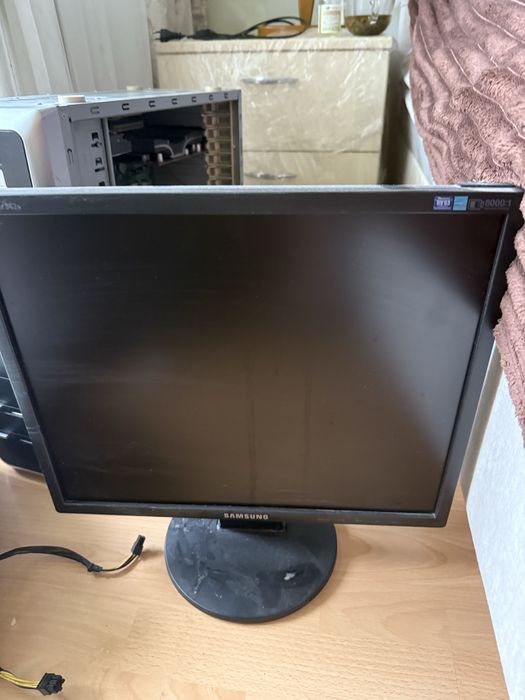 Монитор, блок питания рабочие