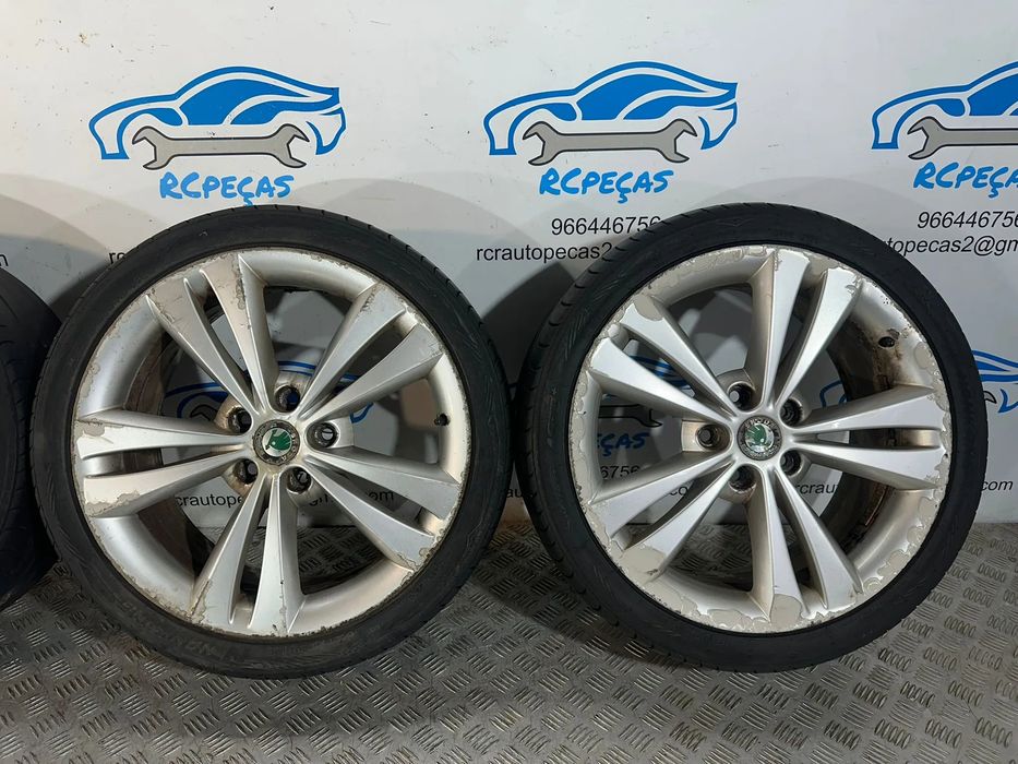 Conjunto Jantes 18 Originais Skoda 5×112 7.5J ET51 1Z0601025AD