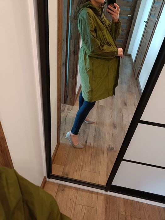 Kurtka wiatrówka ciążowa 34 XS khaki