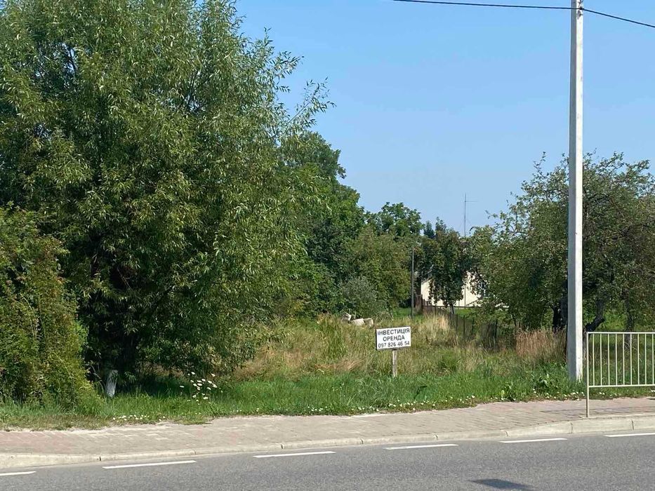 Земельна ділянка під комерційну оренду