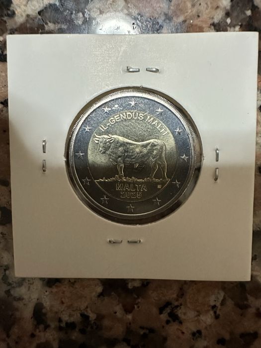 moeda comemorativa de 2 euros de Malta de 2025