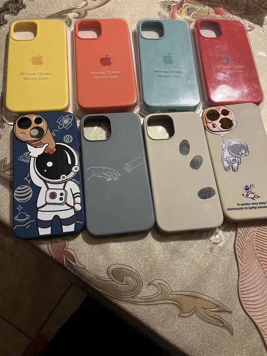 Чохол силіконовий протиударний для iPhone 13 mini захист камери
